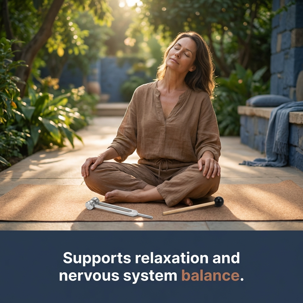 128 Hz Healing Tuning Fork Set - Unlock Relaxation & Relief!