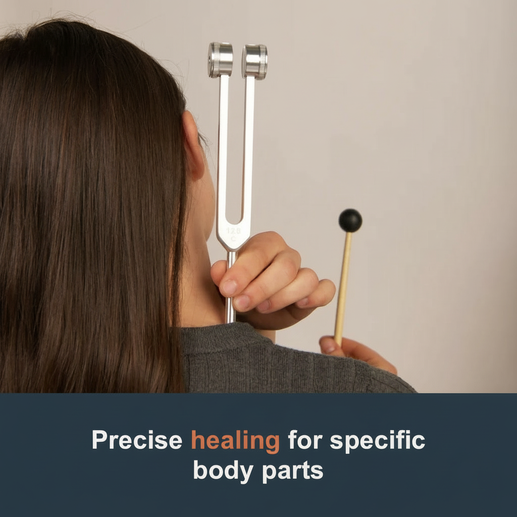 128 Hz Healing Tuning Fork Set - Unlock Relaxation & Relief!